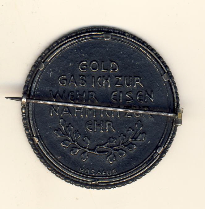 In Eiserner Zeit Brosche RS